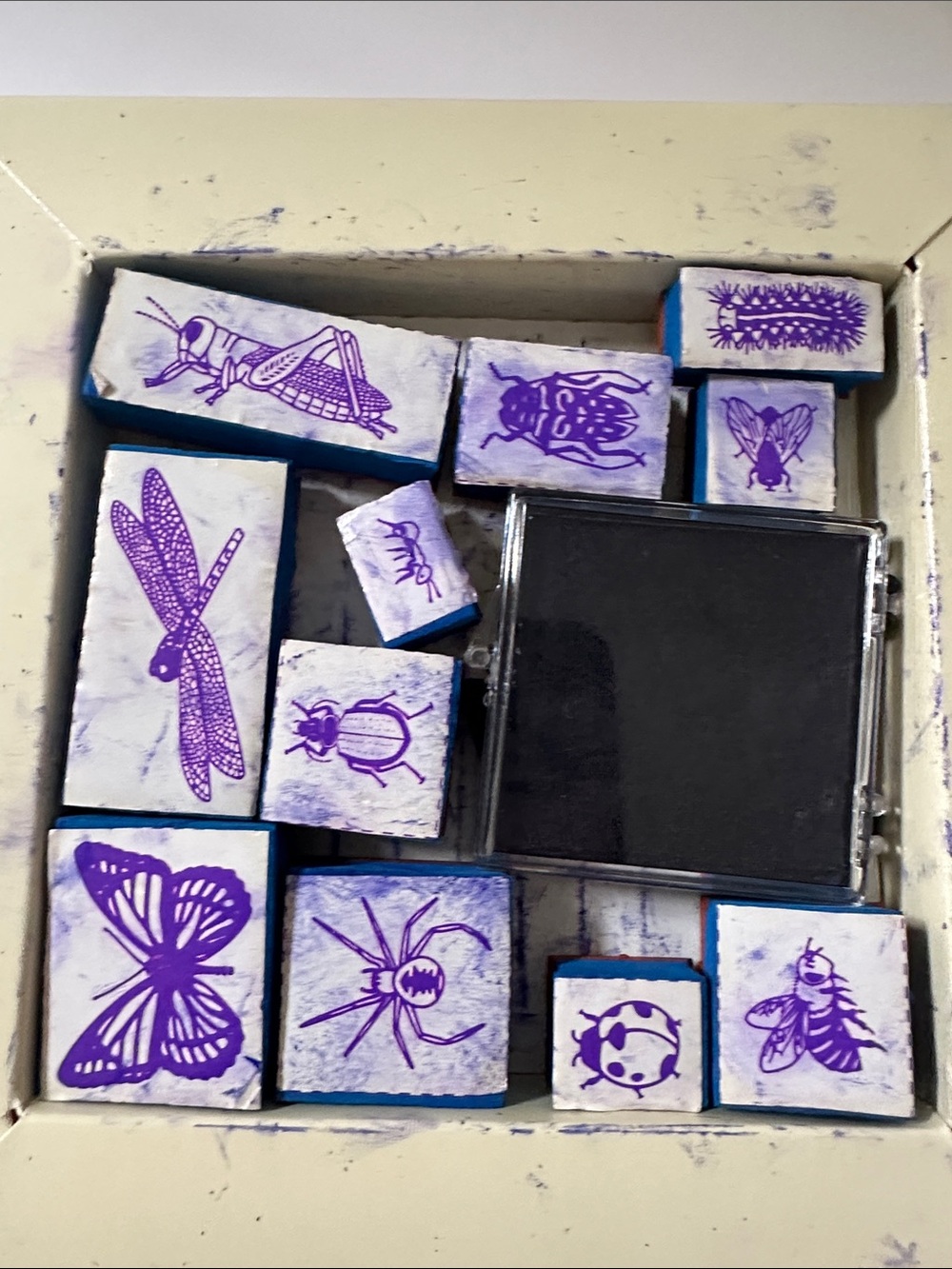 Bug Kit Rubber Stamp Collection - Purple Ink - Picture 2 of 3